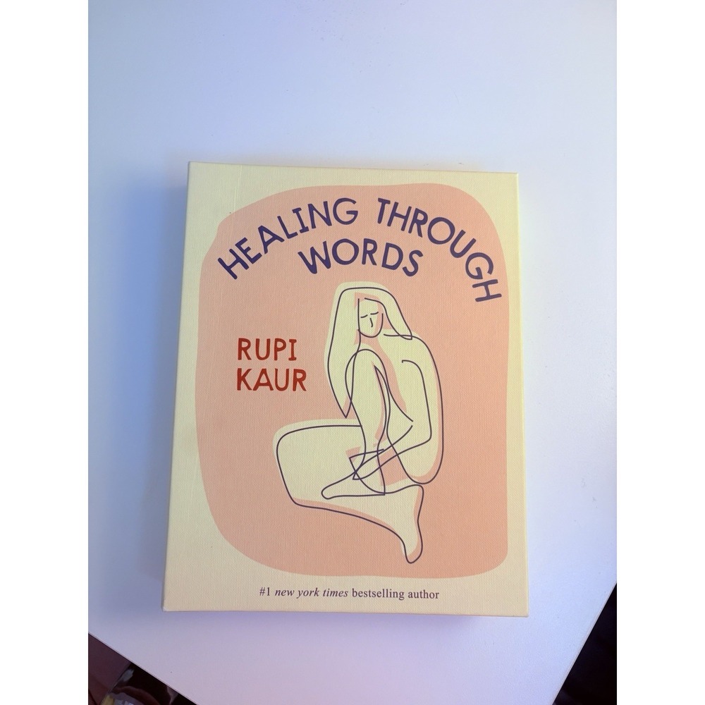 Rupi Kaur Healing Through Words Hardcover Self-Help: Healing, Trauma